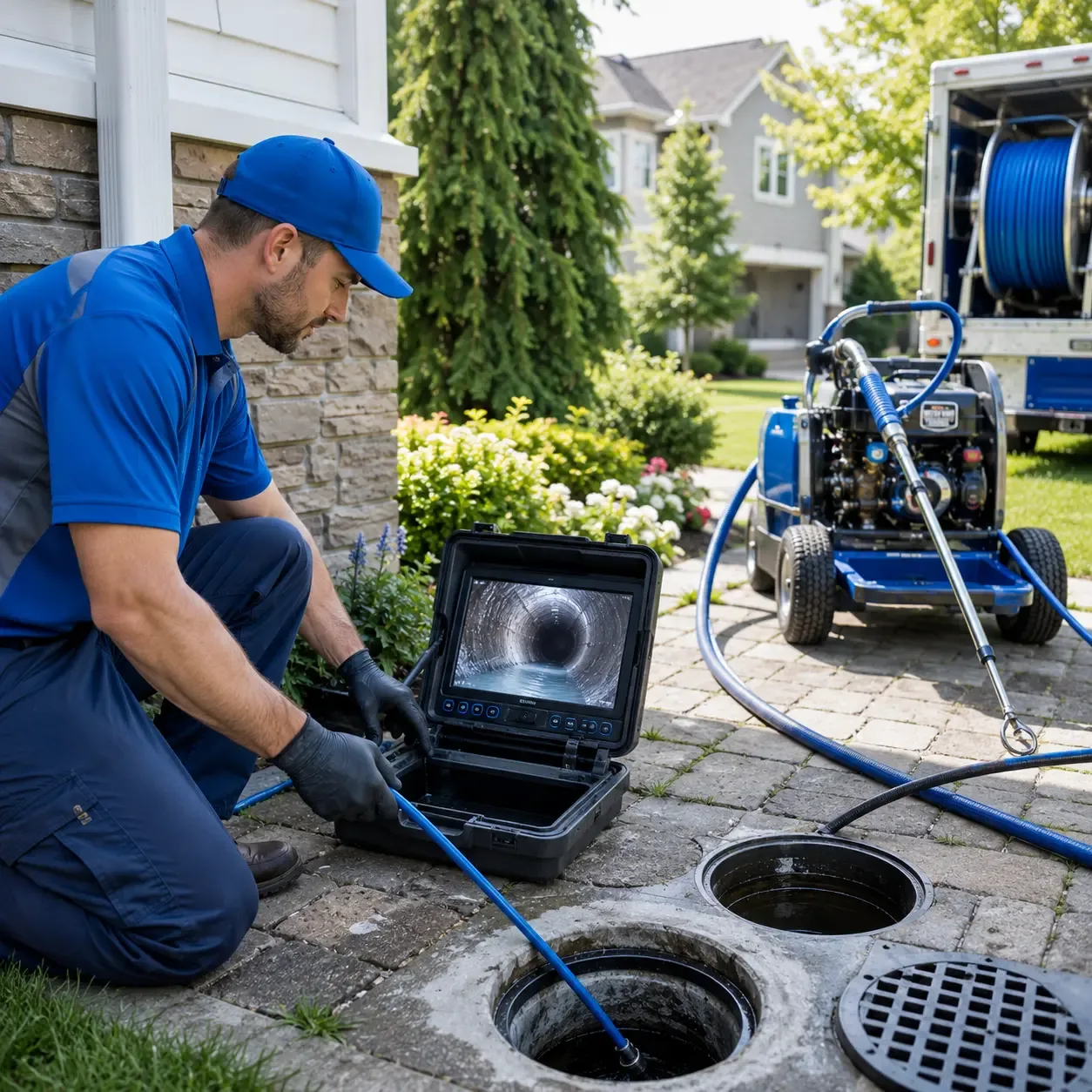 Outdoor drain cleaning professionals serving Blackstone, IL